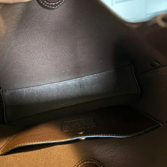 Coach Brooklyn 28 Maple Leather Shoulder Bag - Picture 4 of 7